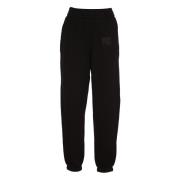 Alexander Wang Svart Klassisk Sweatpant Puff Paint Logo Black, Dam