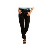 Nudie Jeans Breezy Britt Regular avsmalnande tonade jeans Black, Dam