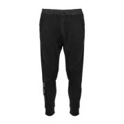 Dsquared2 Svarta Bomulls Sweatpants Aw23 Black, Herr