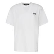 Rotate Birger Christensen Vit Bomull T-shirt med Logotyp White, Dam