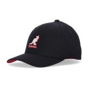 Kangol Böjd Skärm Ull Flexfit Keps Svart Black, Unisex