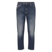 Dolce & Gabbana Italienska Denim Jeans Rak Passform Blue, Herr