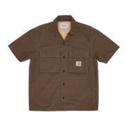 Carhartt Wip Ripstop Short Sleeve Shirt Tamarind Brown, Herr