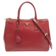 Prada Vintage Pre-owned Laeder totevskor Red, Dam