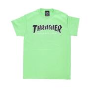 Thrasher Herr Outline Tee Lime/Svart Green, Herr