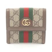 Gucci Vintage Pre-owned Laeder plnbcker Beige, Dam