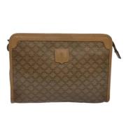 Celine Vintage Pre-owned Canvas kuvertvskor Beige, Dam