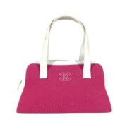 Chanel Vintage Pre-owned Canvas chanel-vskor Pink, Dam