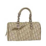 Dior Vintage Pre-owned Canvas handvskor Beige, Dam