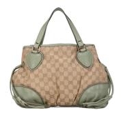 Gucci Vintage Pre-owned Canvas totevskor Beige, Dam