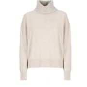 Fabiana Filippi Elegant Sweater Kollektion Beige, Dam