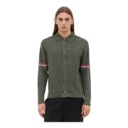 Thom Browne Randig Ullkardigan Green, Herr