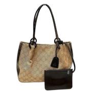 Gucci Vintage Pre-owned Canvas gucci-vskor Brown, Dam