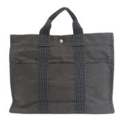 Hermès Vintage Pre-owned Canvas totevskor Gray, Dam