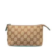 Gucci Vintage Pre-owned Canvas gucci-vskor Beige, Dam