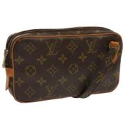 Louis Vuitton Vintage Pre-owned Canvas louis-vuitton-vskor Brown, Dam