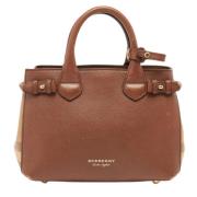 Burberry Vintage Pre-owned Canvas totevskor Brown, Dam