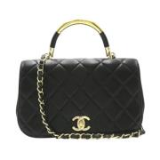 Chanel Vintage Pre-owned Laeder chanel-vskor Black, Dam