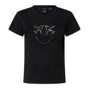 Pinko Quentin T-shirt Black, Dam