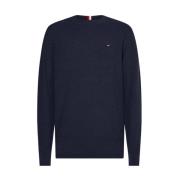 Tommy Hilfiger Desert Sky Cross Structure Crew Neck Tröja Blue, Herr