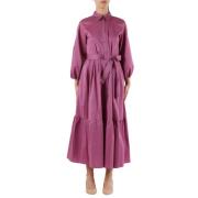 Marella Elegant Nitrite Dress Purple, Dam