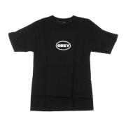 Obey Herr Galleri Svart T-shirt Black, Dam