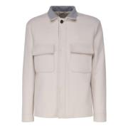 Eleventy Casual Wool Jacket Light Sand Beige, Herr