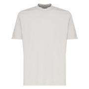 Giuliano Galiano Beige Bomull T-shirt med Rund Krage Beige, Herr