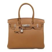 Hermès Vintage Pre-owned Laeder handvskor Yellow, Dam