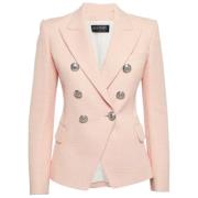 Balmain Pre-owned Pre-owned Canvas ytterklder Pink, Dam