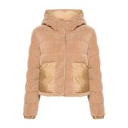 Moncler Audrieu Dunjacka Brown, Dam