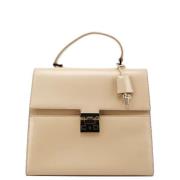 Gucci Vintage Pre-owned Laeder handvskor Beige, Dam