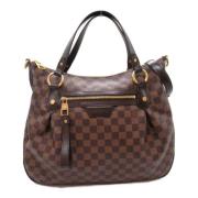 Louis Vuitton Vintage Pre-owned Canvas louis-vuitton-vskor Brown, Dam