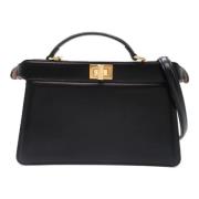 Fendi Vintage Pre-owned Laeder fendi-vskor Black, Dam