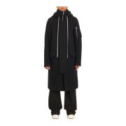 Rick Owens Svart Lana Megaparka Jacka Black, Herr