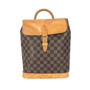 Louis Vuitton Vintage Pre-owned Tyg axelremsvskor Brown, Dam