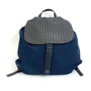 Bottega Veneta Vintage Pre-owned Tyg axelremsvskor Blue, Herr