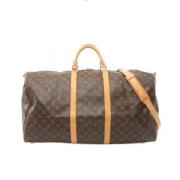 Louis Vuitton Vintage Pre-owned Canvas handvskor Brown, Dam