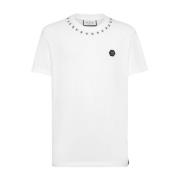 Philipp Plein Stilren T-shirt med Unik Design White, Herr