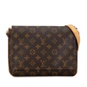 Louis Vuitton Vintage Pre-owned Canvas louis-vuitton-vskor Brown, Dam