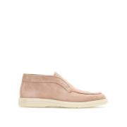 Santoni Stiliga Ankelboots Beige, Herr