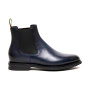 Santoni Stiliga Ankelboots Blue, Herr