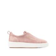 Santoni Stiliga Sneakers för Män Pink, Dam