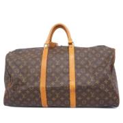 Louis Vuitton Vintage Pre-owned Tyg handvskor Brown, Dam