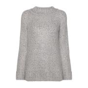 Ermanno Scervino Stilfull Stickad Tröja Gray, Dam