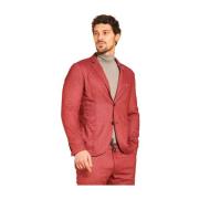 Mason's Röd Ullblandning Flanell Blazer Red, Herr