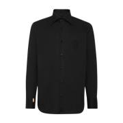 Billionaire Casual Button-Up Skjorta Black, Herr