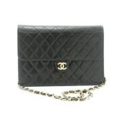 Chanel Vintage Pre-owned Laeder chanel-vskor Black, Dam