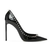 Saint Laurent Eleganta Svarta Pumps för Kvinnor Black, Dam