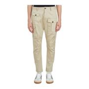 Dsquared2 Cargo Bomullsbyxor Beige, Herr